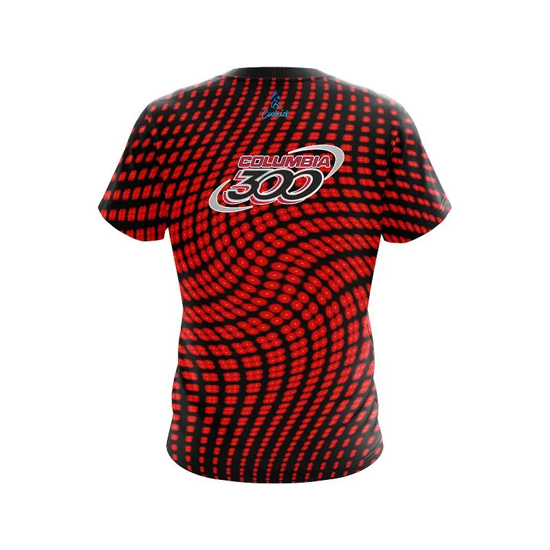 Columbia 300 Dyanamic Flux Red CoolWick Bowling Jersey