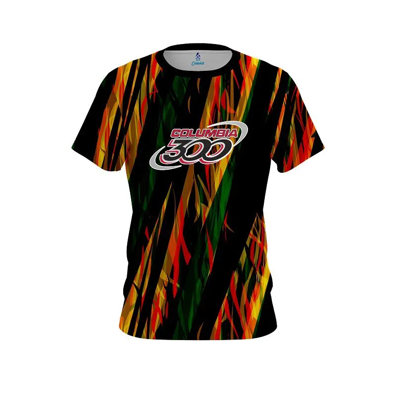 Columbia 300 Exotic Chaos CoolWick Bowling Jersey