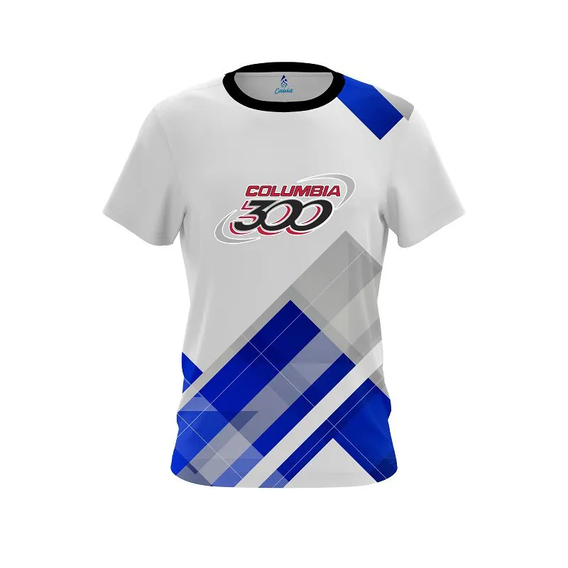 Columbia 300 Flyer Blue CoolWick Bowling Jersey