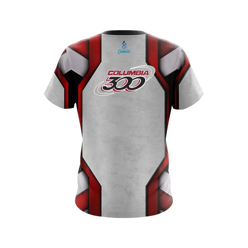 Columbia 300 Iron Red CoolWick Bowling Jersey