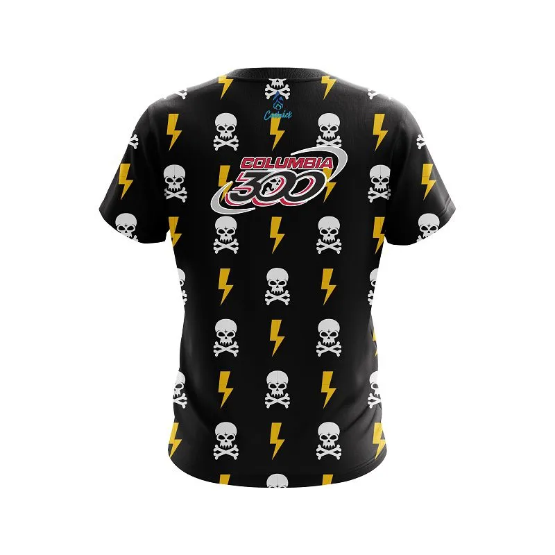 Columbia 300 Lightning Skull CoolWick Bowling Jersey