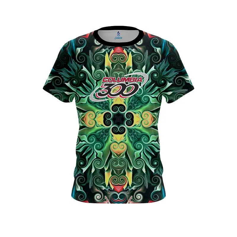 Columbia 300 Mosaic Bloom CoolWick Bowling Jersey