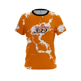 Columbia 300 Orange Shock CoolWick Bowling Jersey