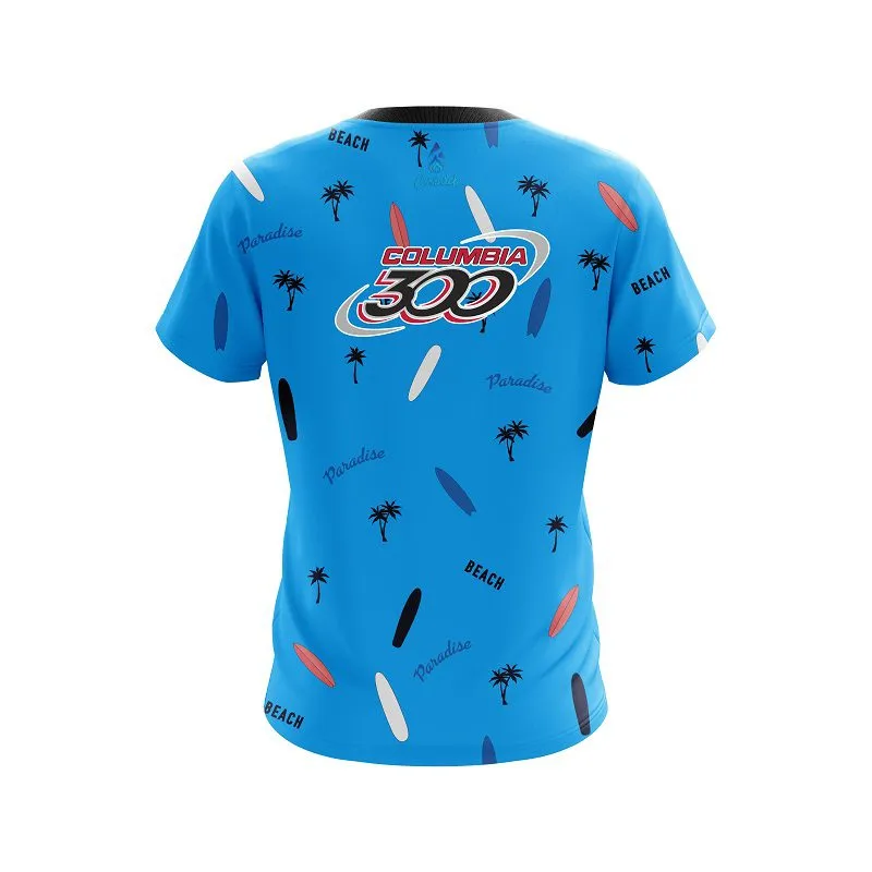 Columbia 300 Paradise Palms CoolWick Bowling Jersey