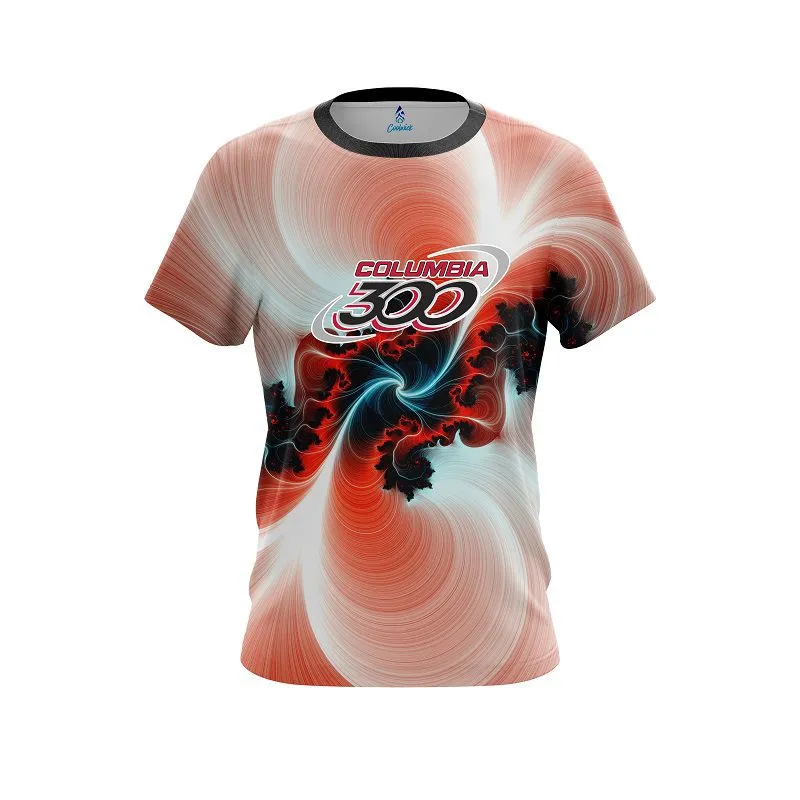 Columbia 300 Peach Motion Vortex CoolWick Bowling Jersey