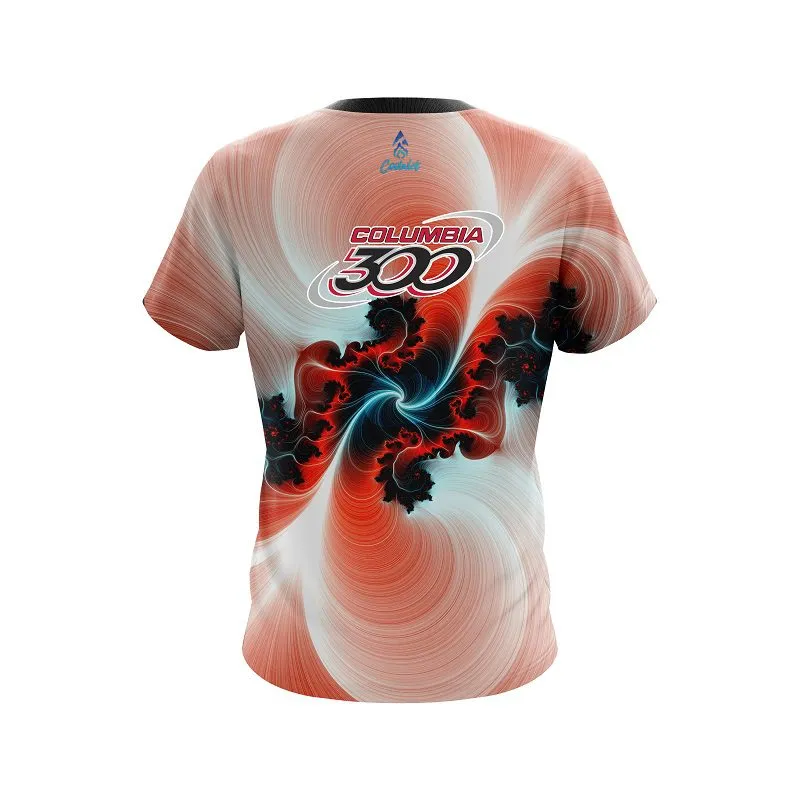 Columbia 300 Peach Motion Vortex CoolWick Bowling Jersey