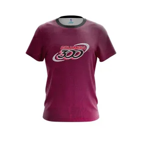 Columbia 300 Pink Grunge Canvas CoolWick Bowling Jersey