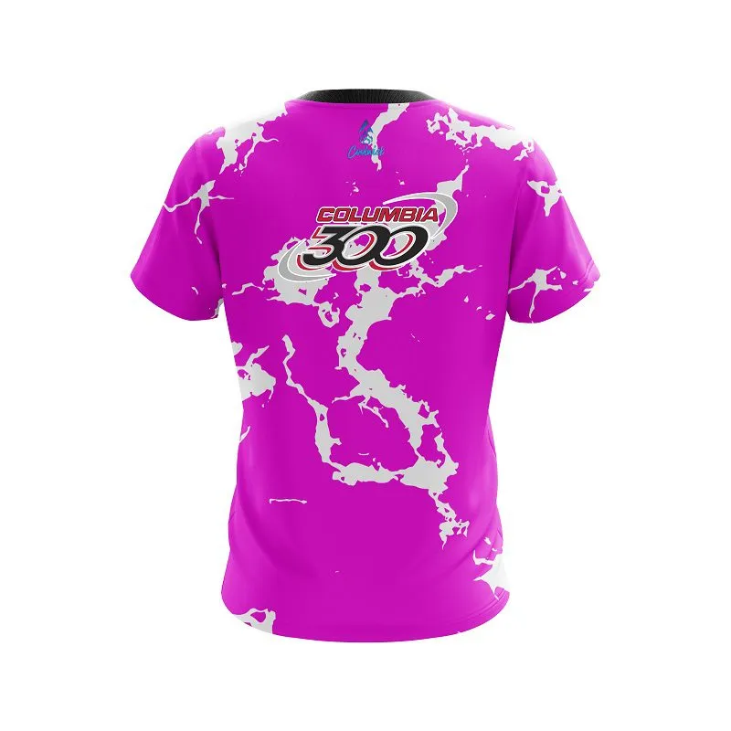 Columbia 300 Pink Shock CoolWick Bowling Jersey