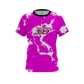 Columbia 300 Pink Shock CoolWick Bowling Jersey