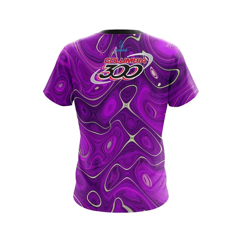 Columbia 300 Psychedelic Purple Flow CoolWick Bowling Jersey