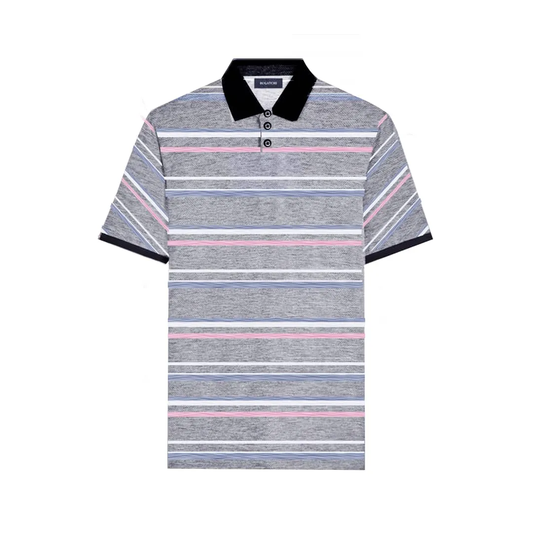 Cotton Traders Men Stripe Polo