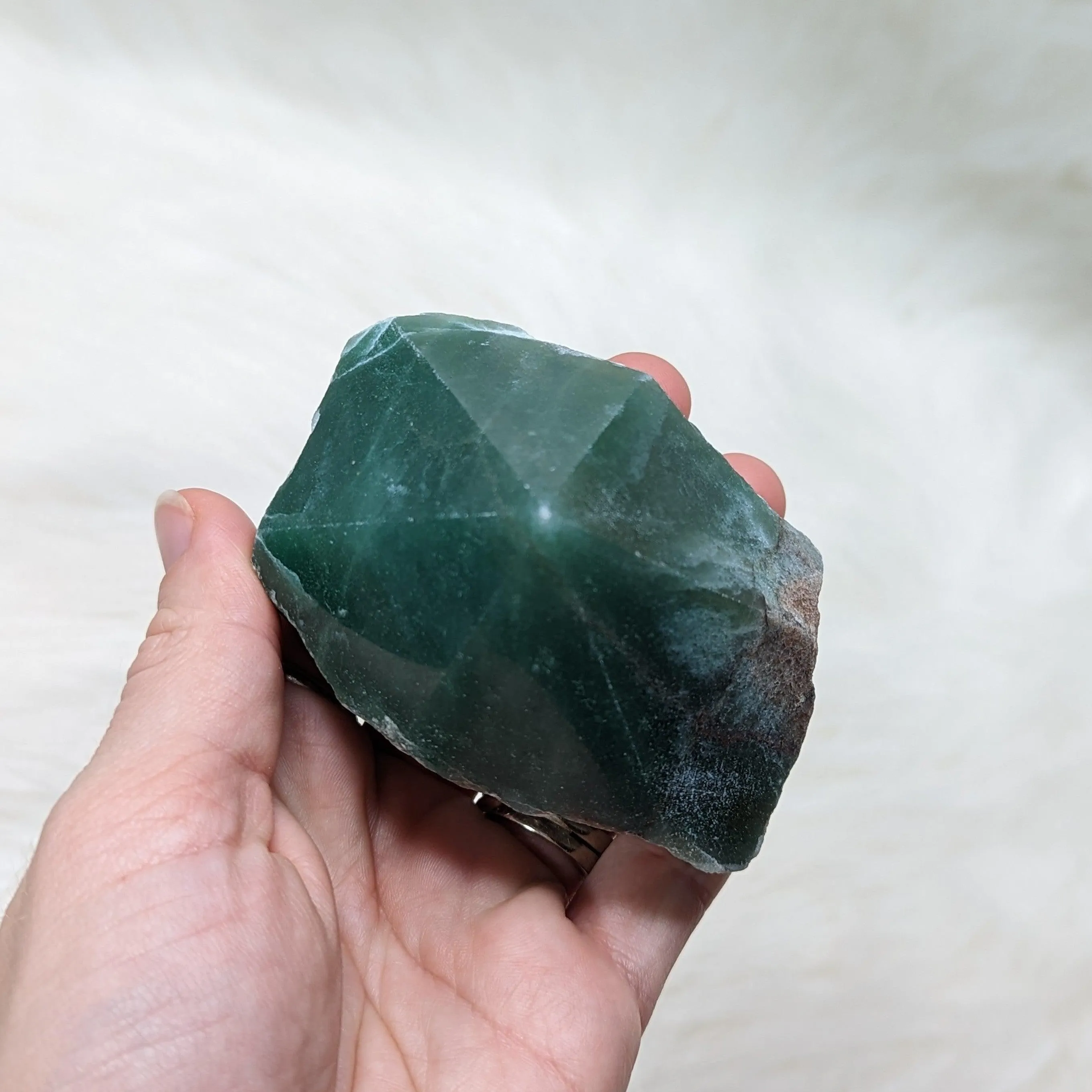 Dark Green Aventurine Polished Generator Point #1