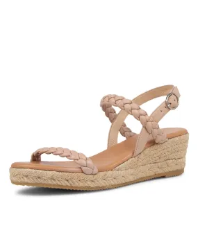 DIANA FERRARI Reliv Dark Nude Leather Sandals