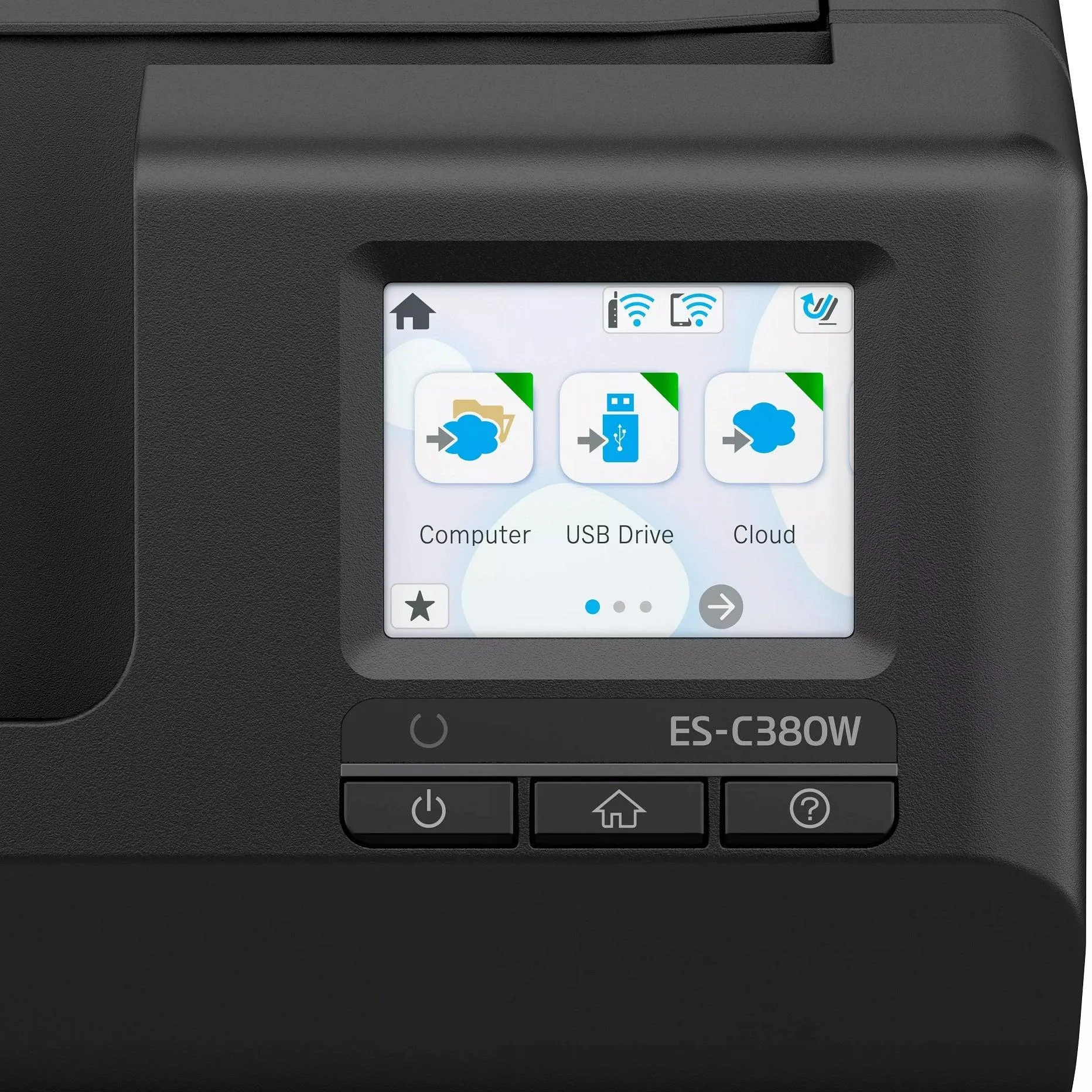 Epson WorkForce EPES-C380W Scanner Ultra Compact Document A4 Black