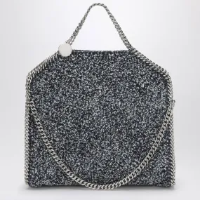 Falabella Bouclé blue mélange bag