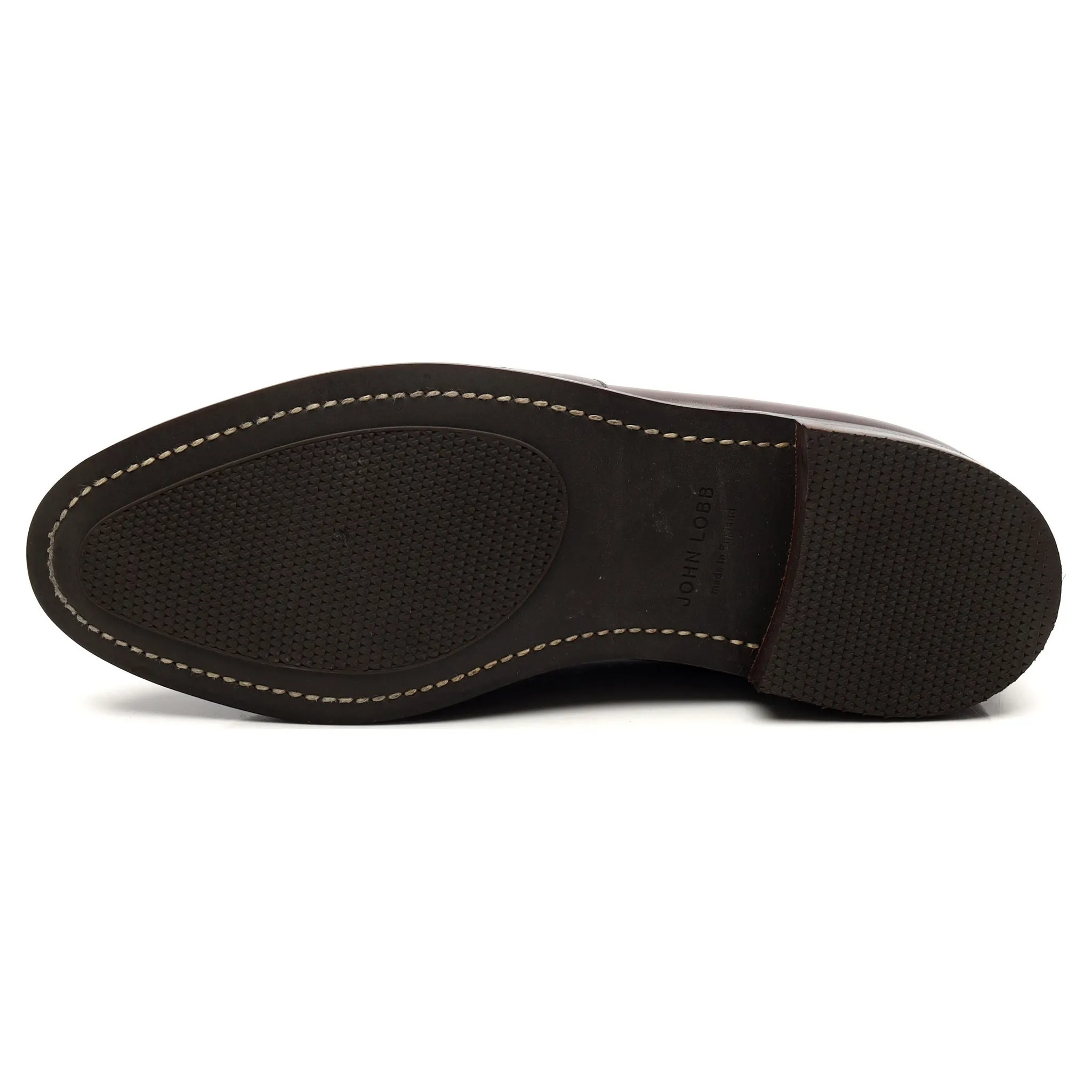 'Fencote' Dark Brown Leather Loafers UK 6.5 E