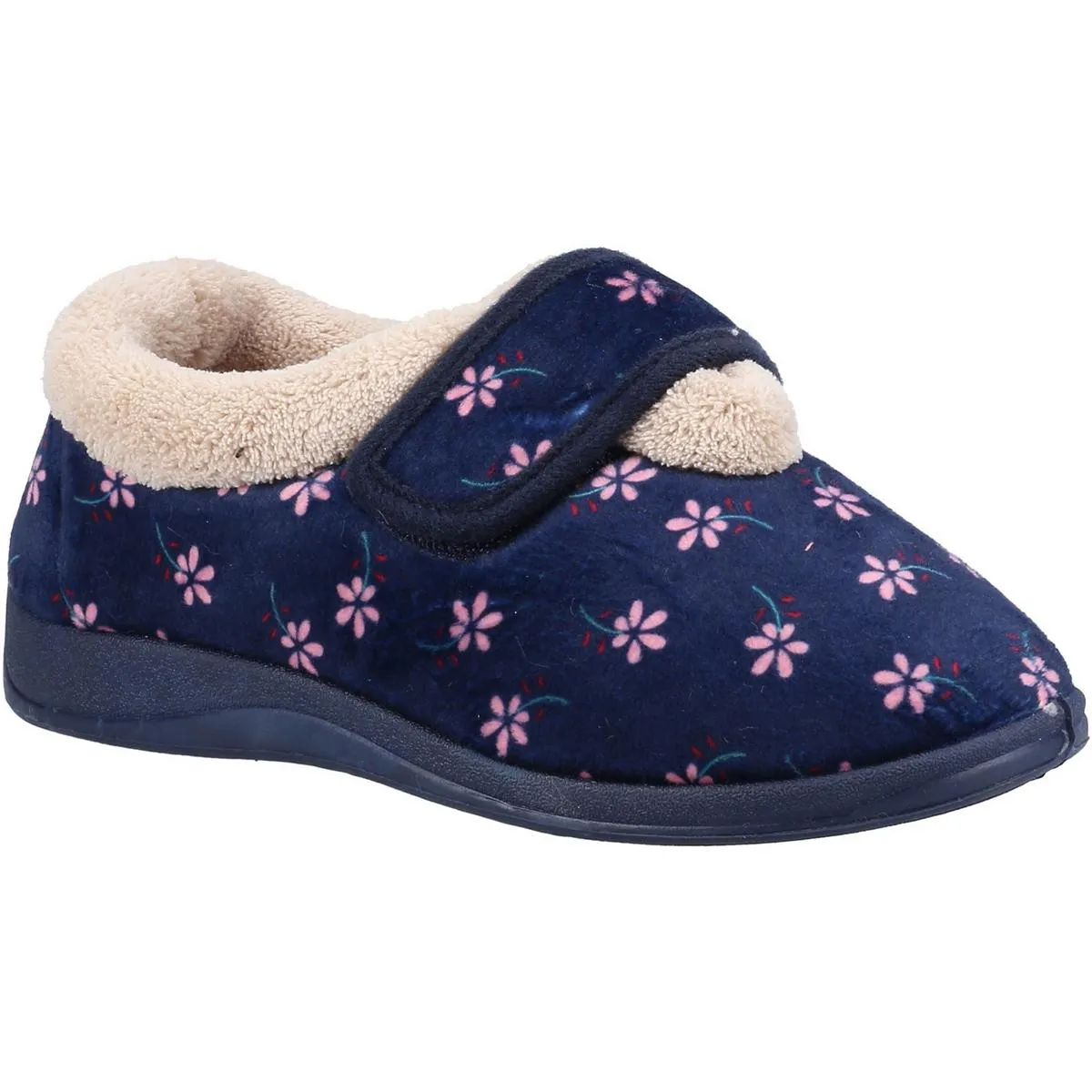 Fleet & Foster Tunnis Slippers Navy