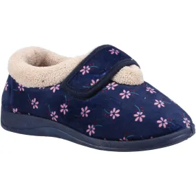 Fleet & Foster Tunnis Slippers Navy