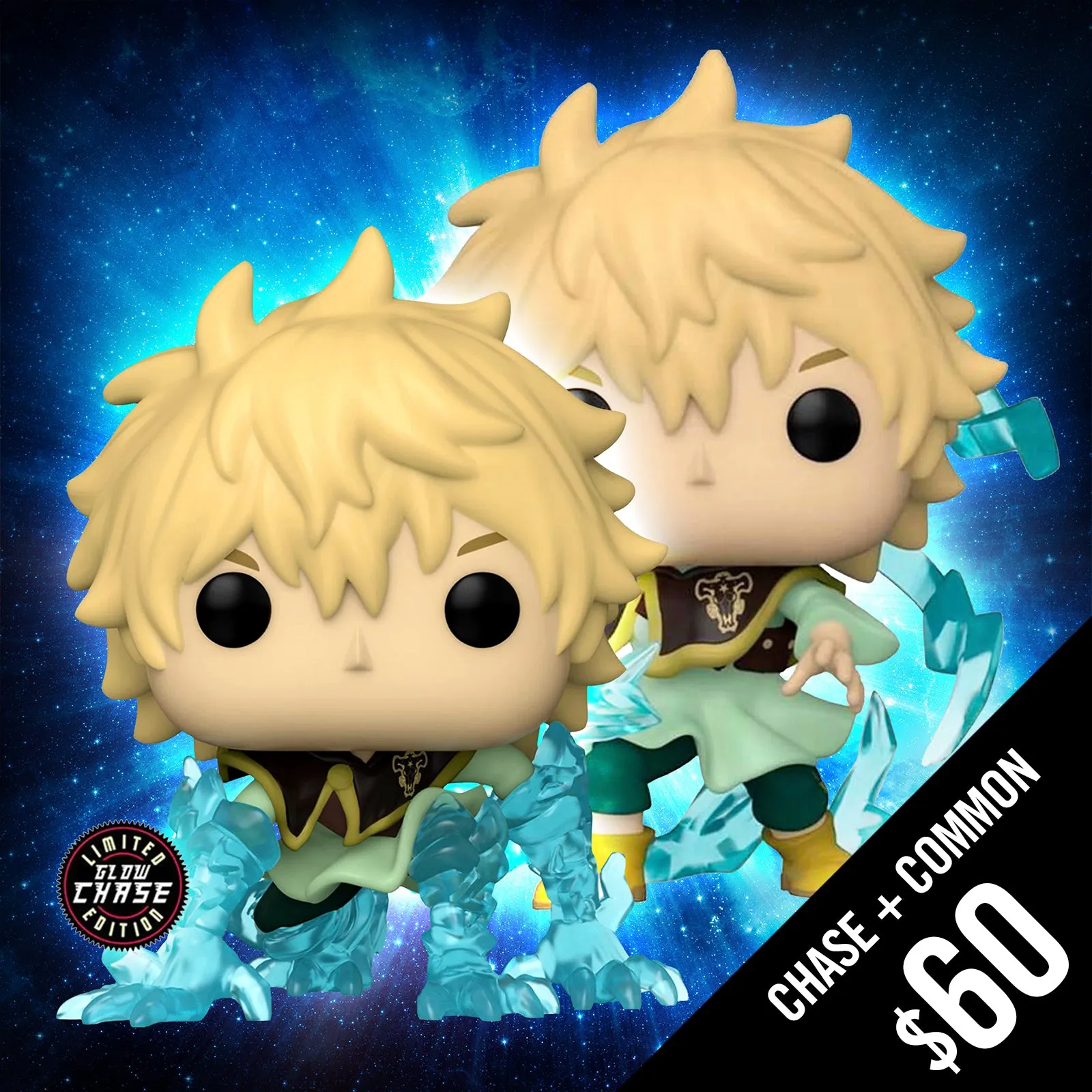 Funko Pop! Black Clover: Luck Voltia (Chase + Common) (SE) #1102