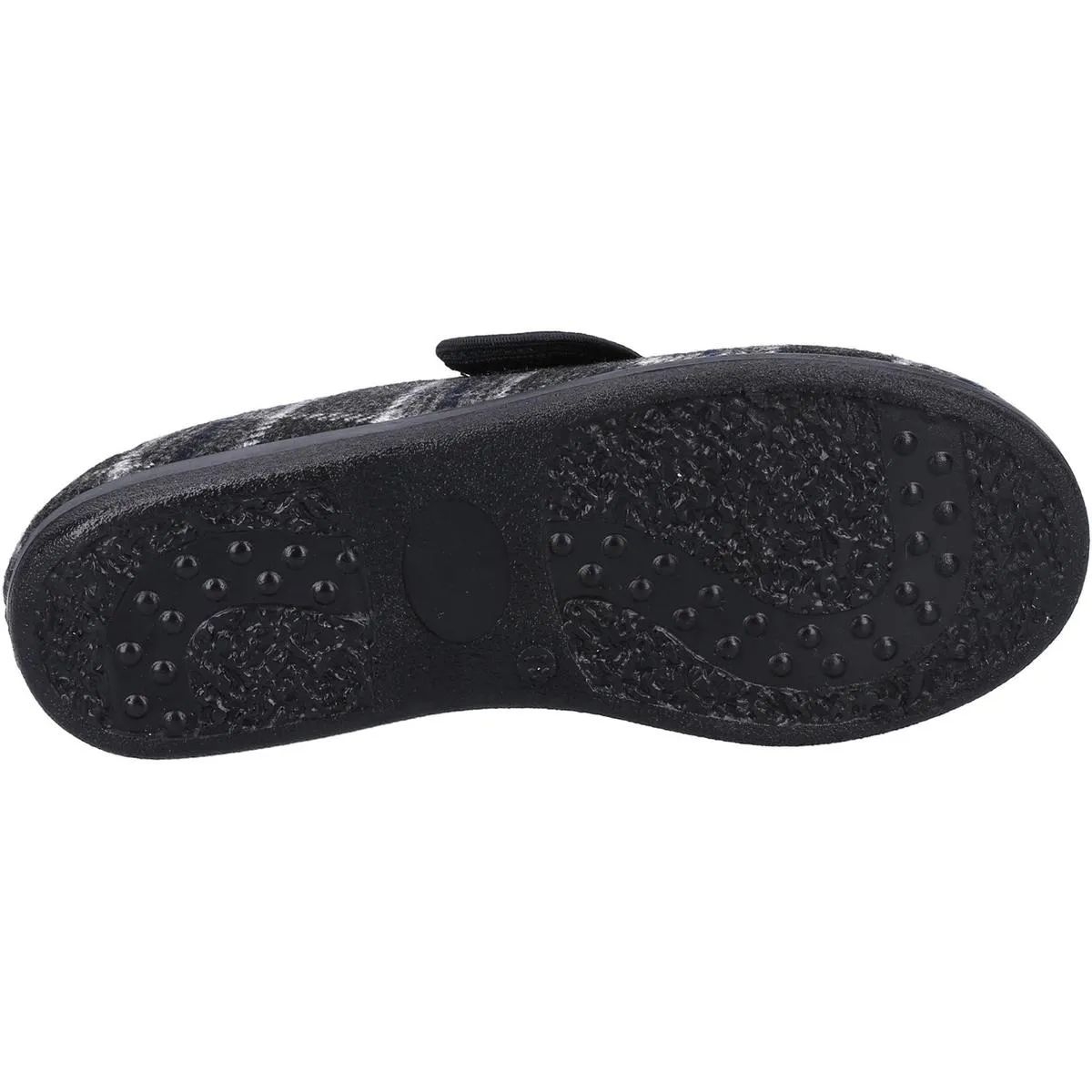 GBS Med Gerald Mens Classic Slippers Black/White