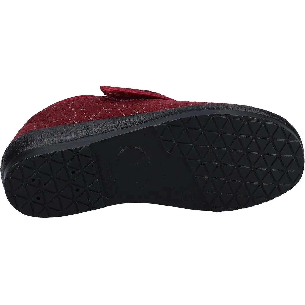 GBS Med Geraldine Ladies Classic Slippers Burgundy