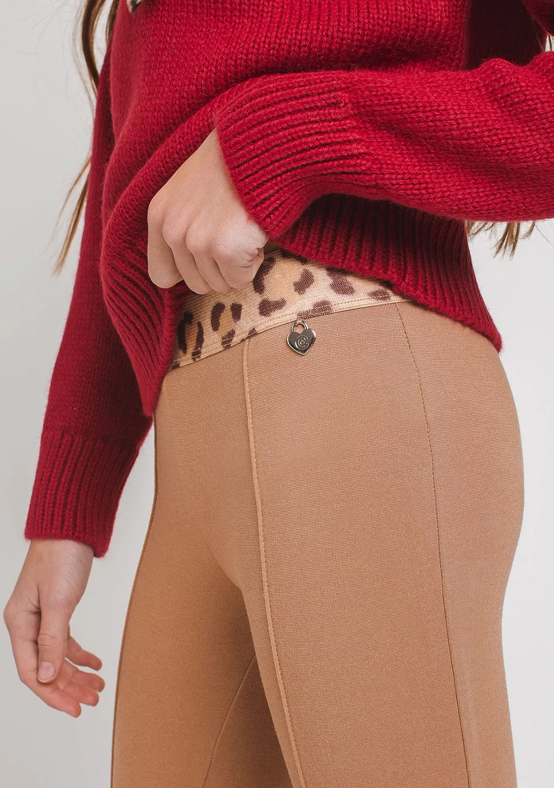 Girl's Camel Leggings