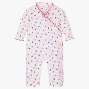 Girls Pima Cotton Ladybug Love Romper
