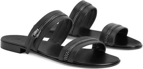 Giuseppe Zanotti Brad zip-detail sandals Black