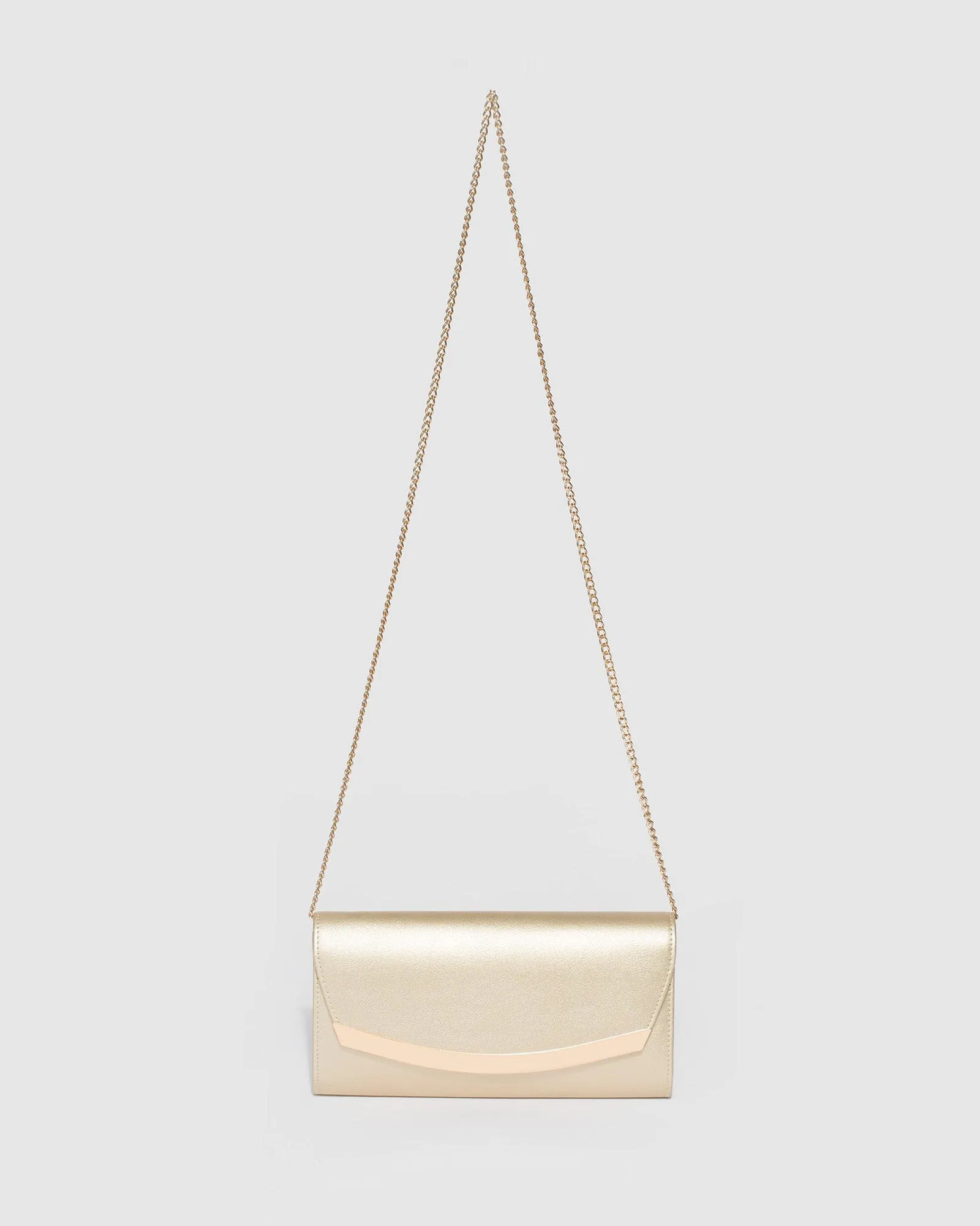 Gold Sammi Clutch Bag