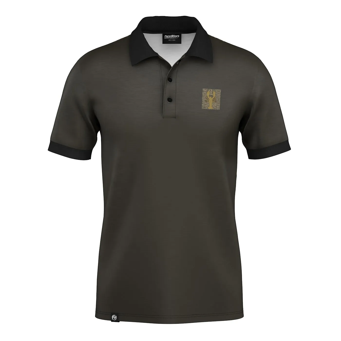 Golden Lobster Polo Shirt