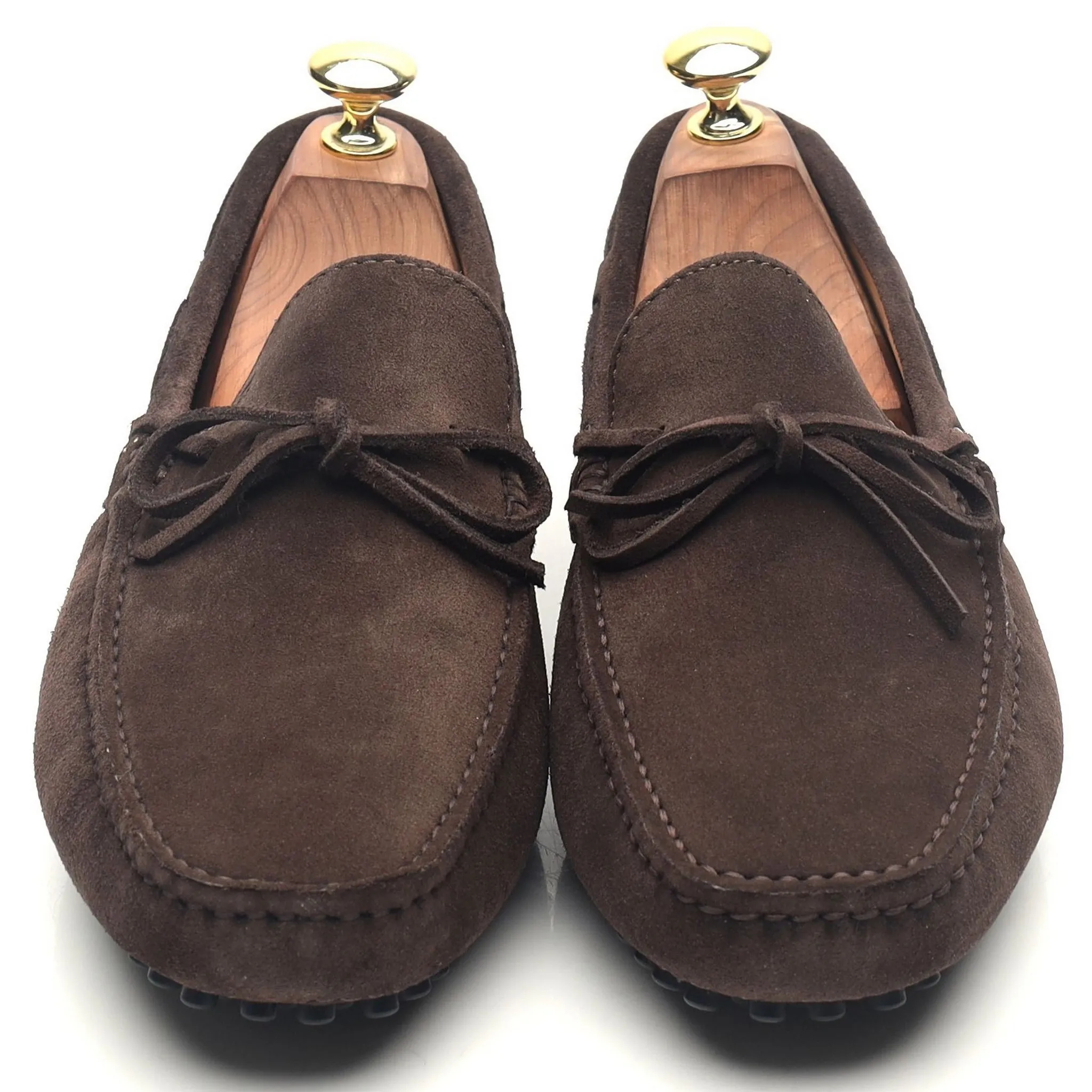 Gommino Brown Suede Driving Loafers UK 9