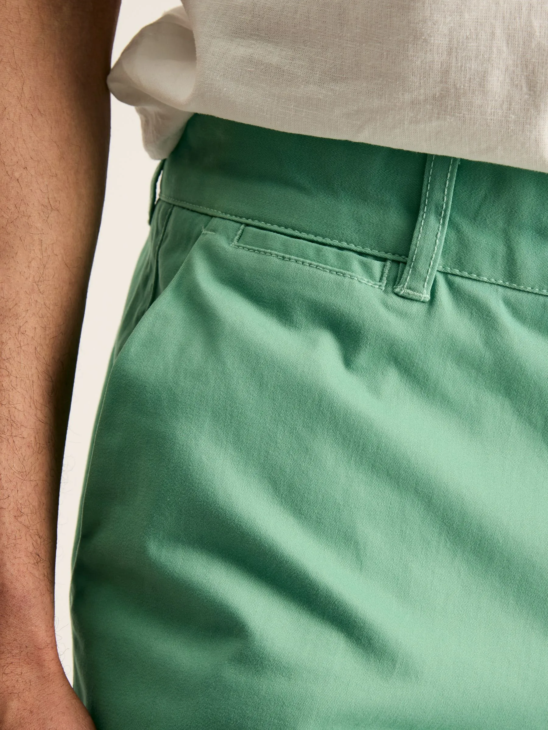 Green Chino Shorts