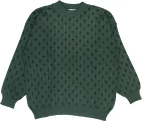 Green Patterned Jumper | ThriftTale