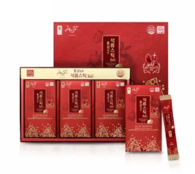 HAEINDAM Red Ginseng Pomegranate Stick 30 Sticks Health Supplements Immunity Fatigue Hongsam Vitamins Womens Gifts