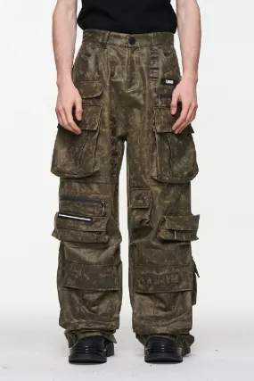 Heavy Craft Embroidered Cargo Pants