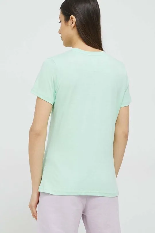 Helly Hansen cotton t-shirt green color