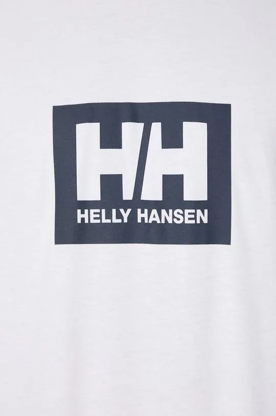 Helly Hansen cotton t-shirt TOKYO white color with a print 53285