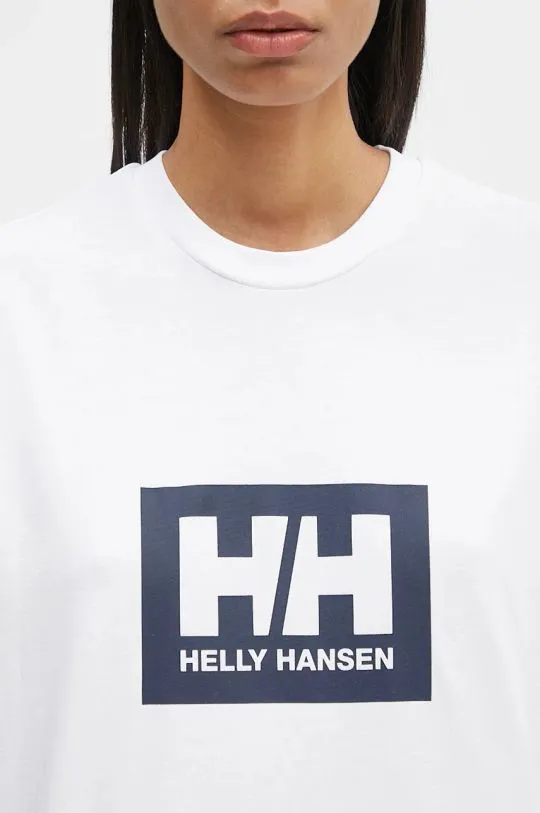 Helly Hansen cotton t-shirt TOKYO white color with a print 53285