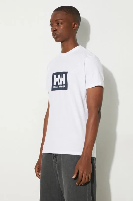 Helly Hansen cotton t-shirt TOKYO white color with a print 53285