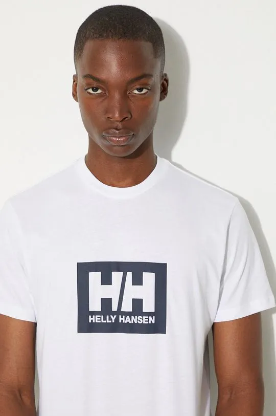 Helly Hansen cotton t-shirt TOKYO white color with a print 53285