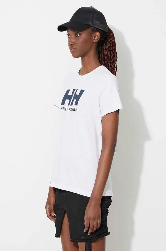 Helly Hansen cotton t-shirt white color