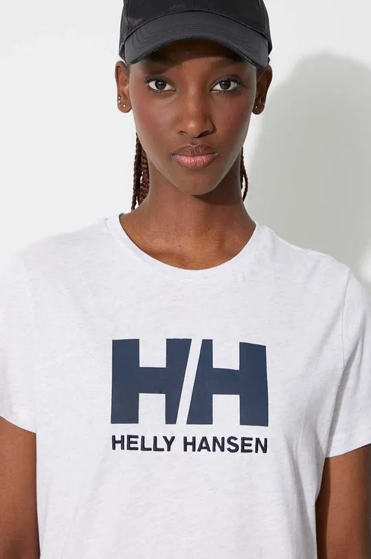 Helly Hansen cotton t-shirt white color