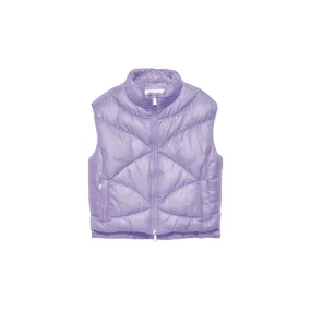 Hinnominate Elegant Sleeveless Purple Down Jacket