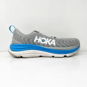 Hoka One One Mens Gaviota 5 1134234 LDVB Gray Running Shoes Sneakers Size 11 2E