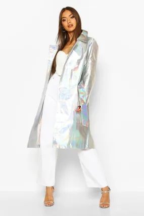 Holographic Trench Coat