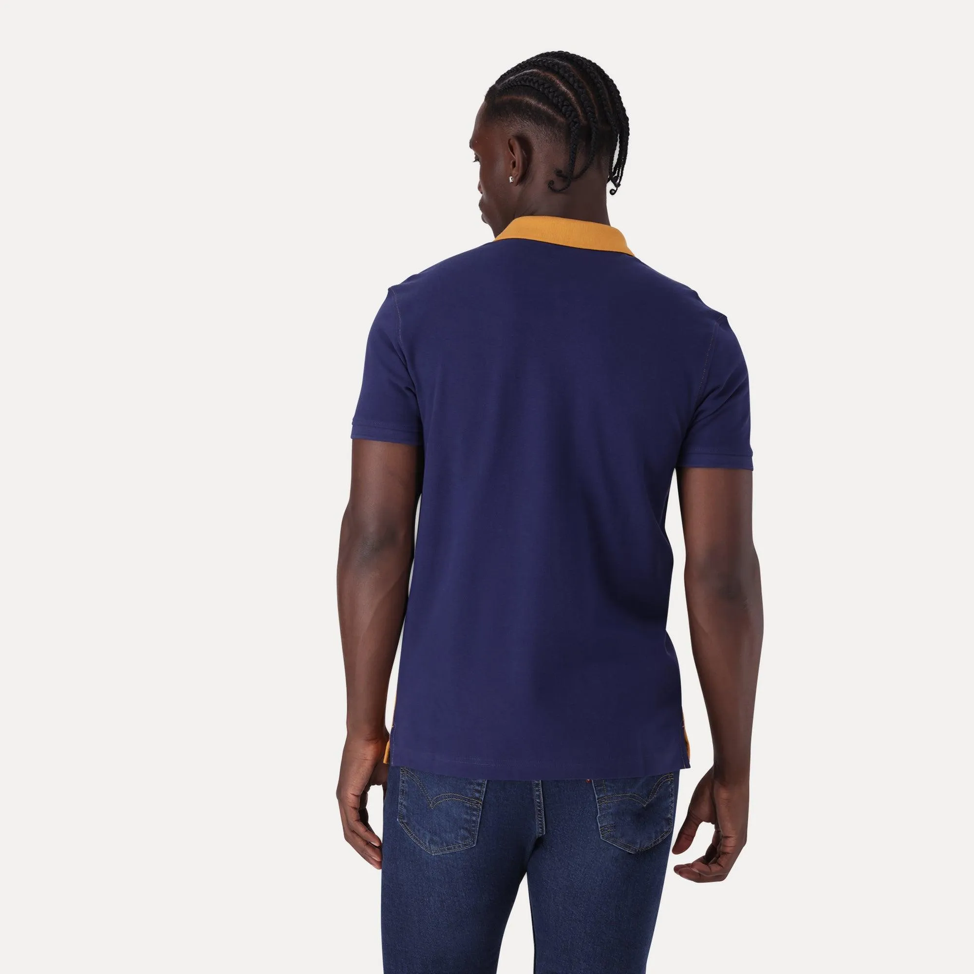 HOUSEMARK POLO SHIRT - YELLOW/ORANGE