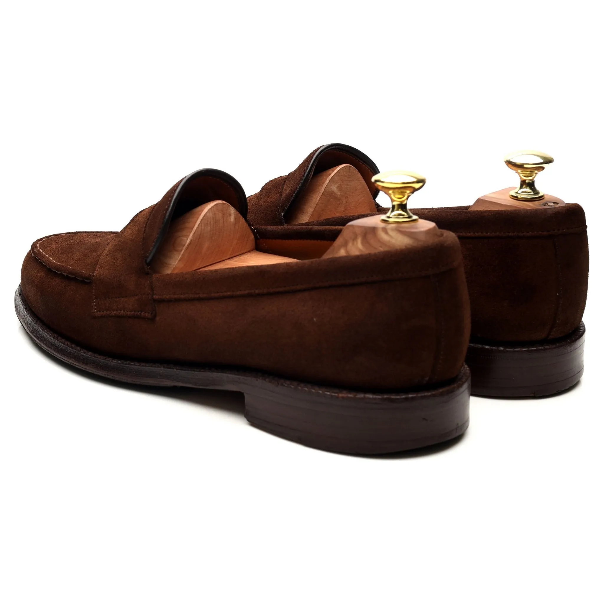 'Howard' Brown Leather Loafers UK 7 F