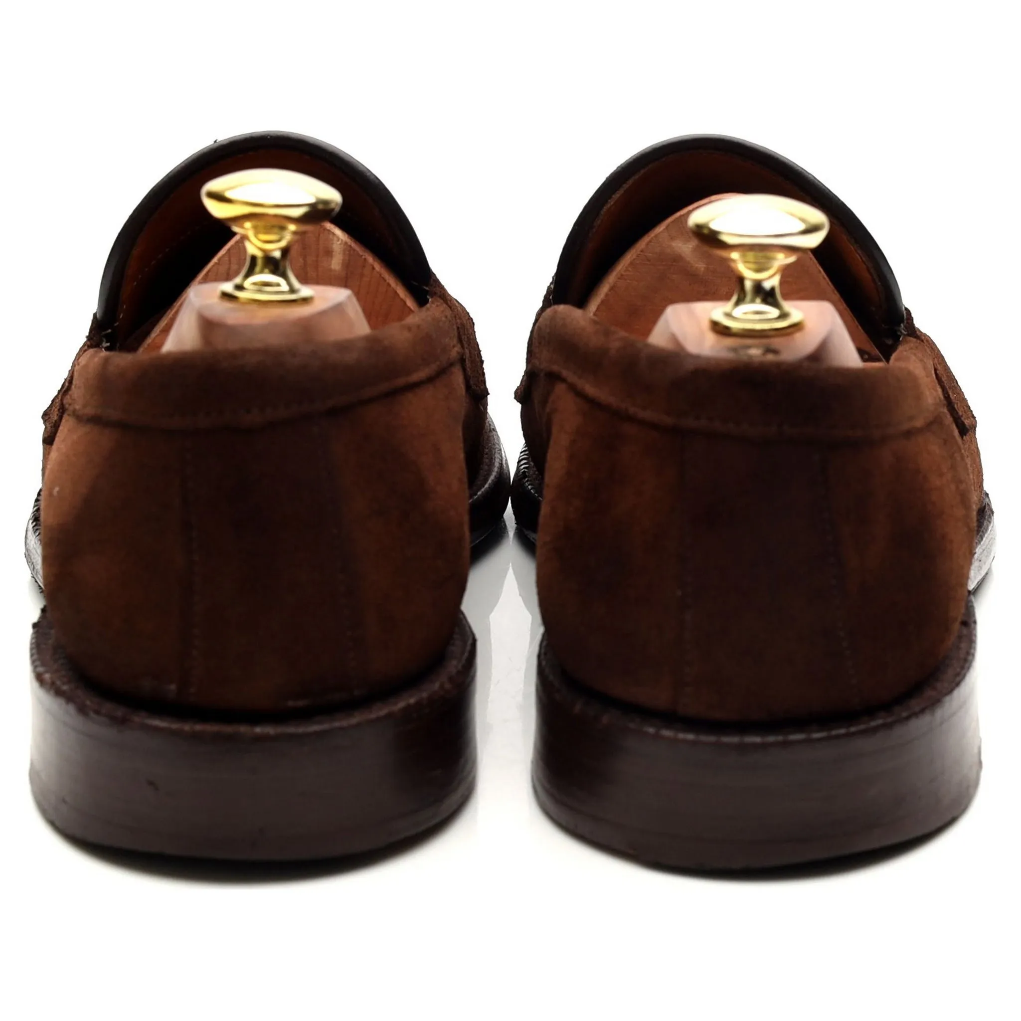 'Howard' Brown Leather Loafers UK 7 F