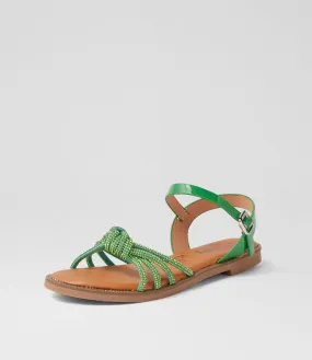 I LOVE BILLY Aimie Green Multi Sandals