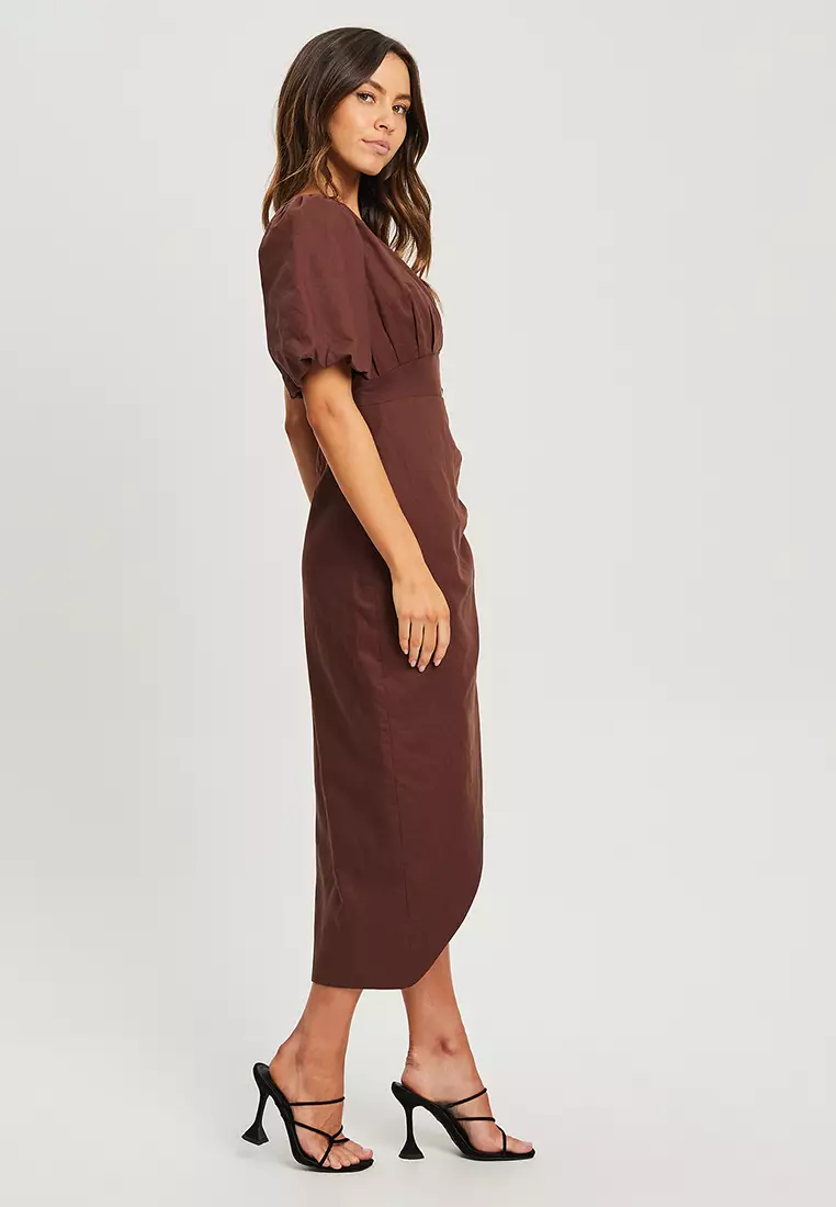 Jagged Midi Dress